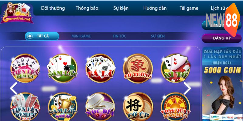 Game bài đổi thưởng tiền mặt uy tín