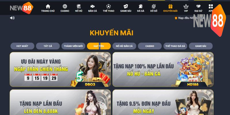 Chương trình phát thưởng 100 tỷ lì xì mỗi ngày tại New88 