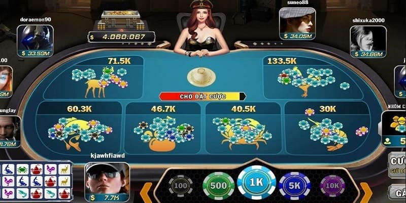 Chơi bầu cua giải trí đổi thưởng cực khủng